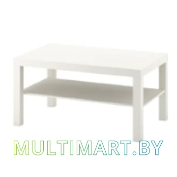 Журнальный столик Ikea Лакк 504.499.07 (белый)